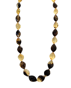 Бусы из натурального янтаря (бижутерия)