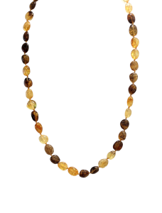 Бусы из натурального янтаря (бижутерия)