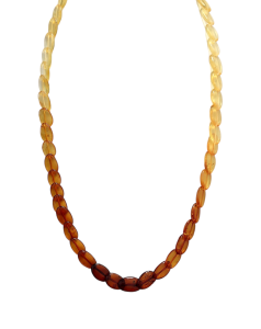 Бусы из натурального янтаря (бижутерия)