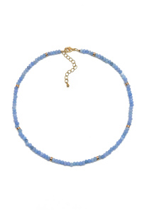 Бусы из микса полудрагоценных и искусственных вставок (бижутерия)