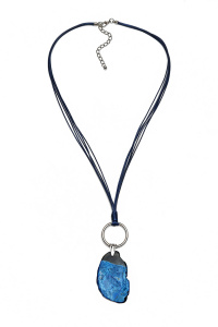 Колье из микса полудрагоценных и искусственных вставок (бижутерия)