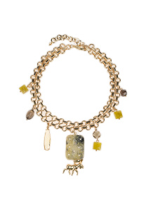 Колье "Лукоморье" с натуральными камнями