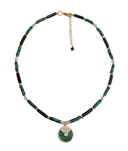 Колье "Prime time" с миксом камней