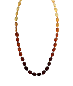 Бусы из натурального янтаря (бижутерия)