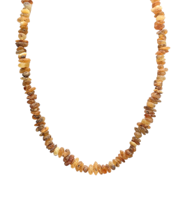 Бусы из натурального янтаря (бижутерия)